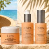 The ESPA Summer Glow Bundle includes three skincare products designed to hydrate, protect and boost radiance during summer