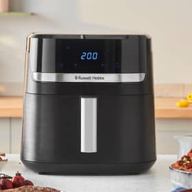 The Russell Hobbs 8.3L Air Fryer is designed to cook family-sized meals with little or no added oil