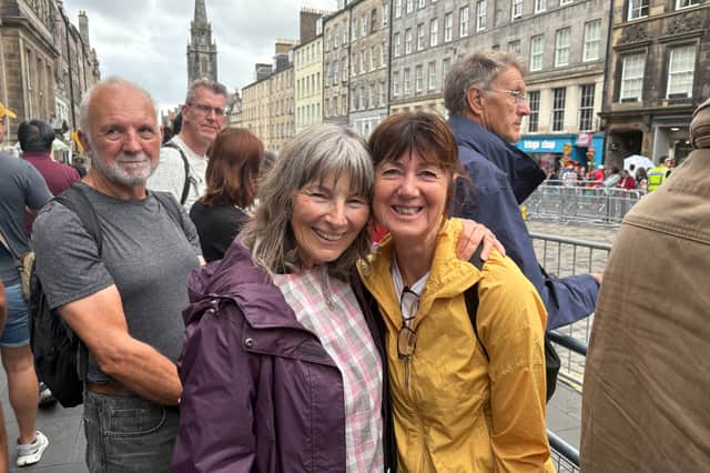 Jennifer Ryder and Donna Coulston from Rutherglen in Australia are on an eight week trip to the UK and France