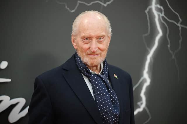Charles Dance is one of the stars in the Royal Box at Wimbledon today.