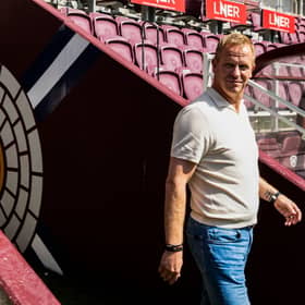 Hearts manager Wouter Vrancken has a defensive injury crisis on his hands ahead of their Europa League clash with Benfica. Cr: SNS Group.