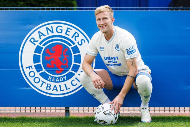 New Rangers signing Ross McCrorie has been discussing his return to his boyhood club