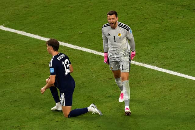 Scotland goalkeeper Angus Gunn is 'closing in' on a move to the MLS with San Jose Earthquakes.