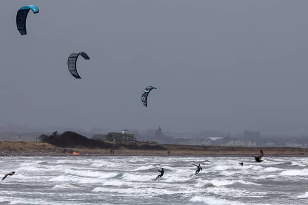 As kite surfers know, Scotland has some of the best offshore wind resources in the world (Picture: Jeff J Mitchell) 