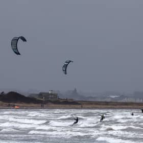 As kite surfers know, Scotland has some of the best offshore wind resources in the world (Picture: Jeff J Mitchell) 