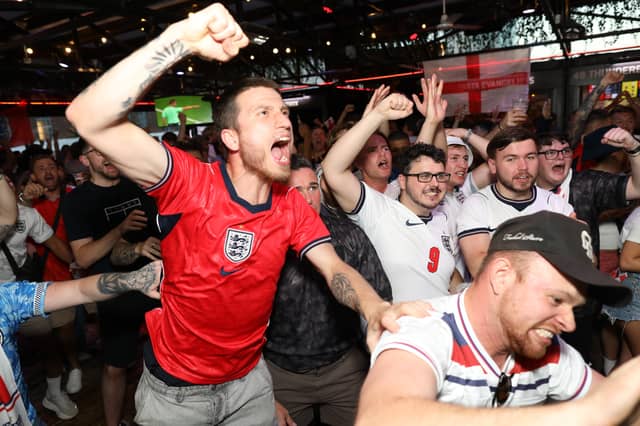 36 per cent of those living in London said they would cry if their country got knocked out