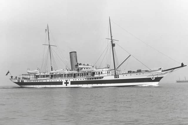 Liberty as a hospital ship in the First World War