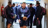 Scotland's Gregor Hiddleston arrives ahead of a Nations Championship match between Argentina and Scotland at the Estadio Mario Alberto Kempe (Pic: SNS)