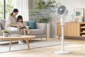 The Obero adjustable oscillating fan is designed for bedrooms, home offices and living spaces