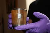 The horn drinking cup which belonged to poet Robert Burns