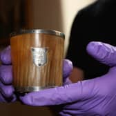The horn drinking cup which belonged to poet Robert Burns