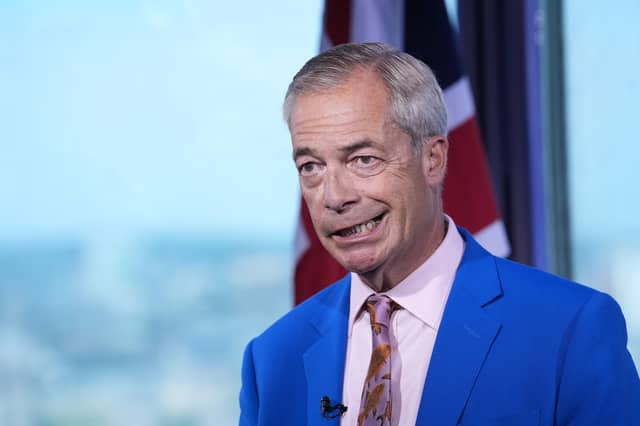 Reform UK leader Nigel Farage
