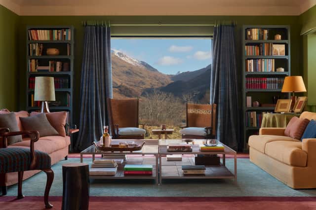 A living room area in the Long House