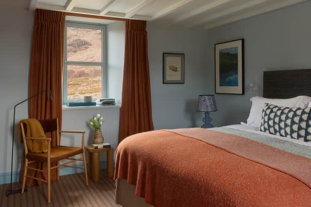 A bedroom in the farm house at Kilchoan Estate by Dunton