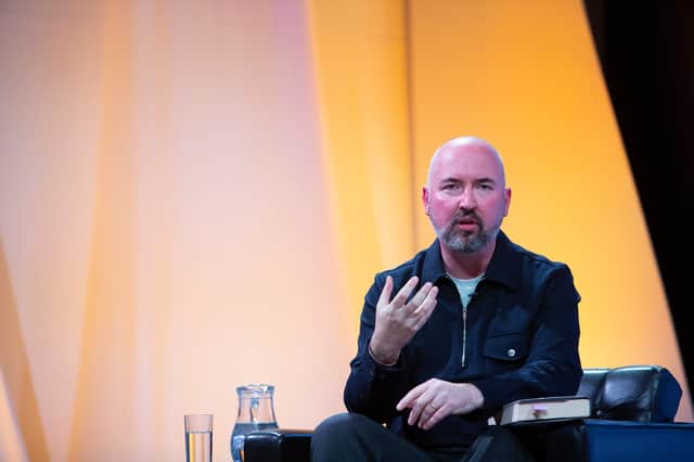 Douglas Stuart at the Edinburgh International Book Festival in 2021.