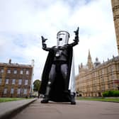 Count Binface outside Westminster