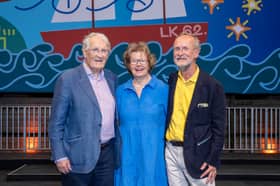 Donald MacDonald, Louise MacDonald and Svend McEwan-Brown at this year's festival.