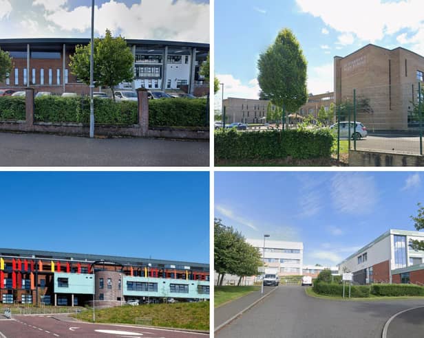 The four best performing schools in Inverclyde for exam results.