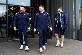 L to R: Zander Fagerson, Nathan McBeth and Will Hurd are Scotland's tight-head options to face the mighty Springboks front row (Pic: SNS)