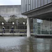 The proposal is to convert seven of the hexagonal blocks of the  A-listed former Scottish Widows building into a hotel 