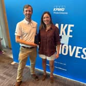 Andy Tipping, chief strategy officer, Zelim, with Amy Burnett, head of KPMG’s UK Private Enterprise Access programme