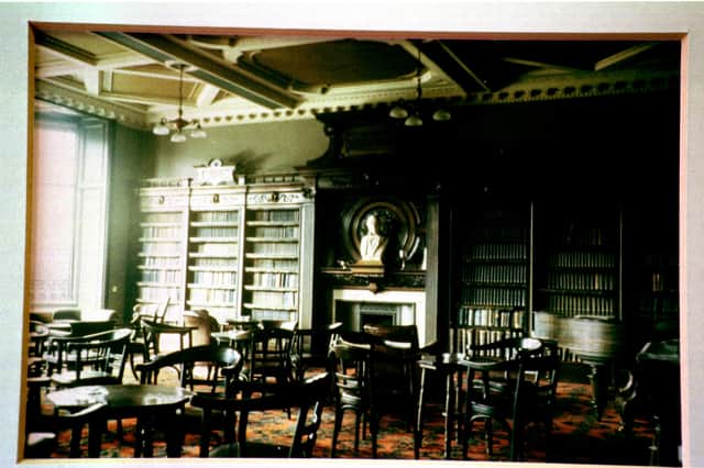 Restoration of the Gladstone Memorial Library within Debenhams on Princes Street, 1998.