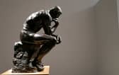 The Thinker by Auguste Rodin is an iconic image of philosophy (Picture: Timothy A Clary)