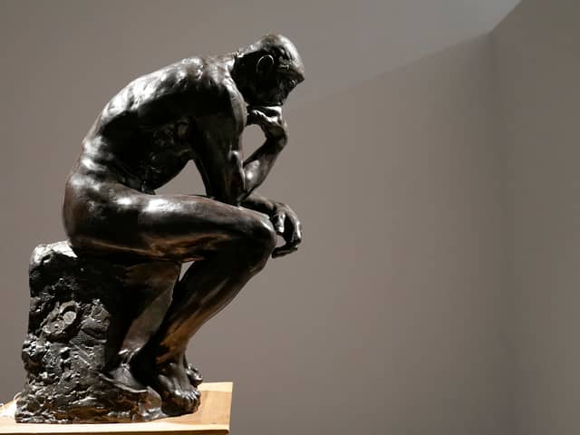 The Thinker by Auguste Rodin is an iconic image of philosophy (Picture: Timothy A Clary)
