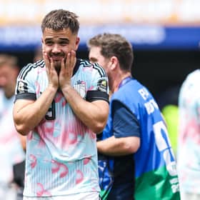 Nico Raskin reacts as Belgium are knocked out of the World Cup via a late Spain strike at the SoFi Stadium in Inglewood, Los Angeles. Cr: Getty Images.