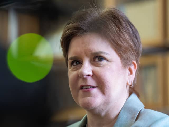 Nicola Sturgeon, pictured in March