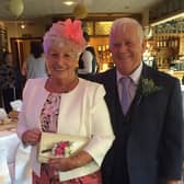 Jackie and Violet Thomas in happier times, before he found himself stuck in a hospital ward