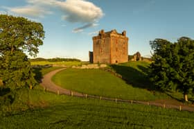 Balvaird Castle near Bridge of Earn in Perth and Kinross. PIC: HES
