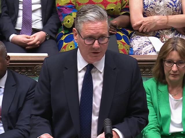 Sir Keir Starmer during his last Prime Minister's Questions