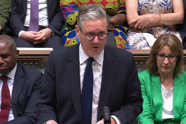 Sir Keir Starmer during his last Prime Minister's Questions