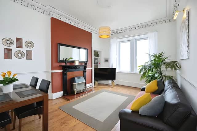 The lounge is bright and generously proportioned for relaxing or entertaining.
