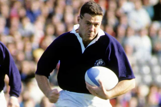 The great Scott Hastings in action for Scotland during the 1991 Rugby World Cup.