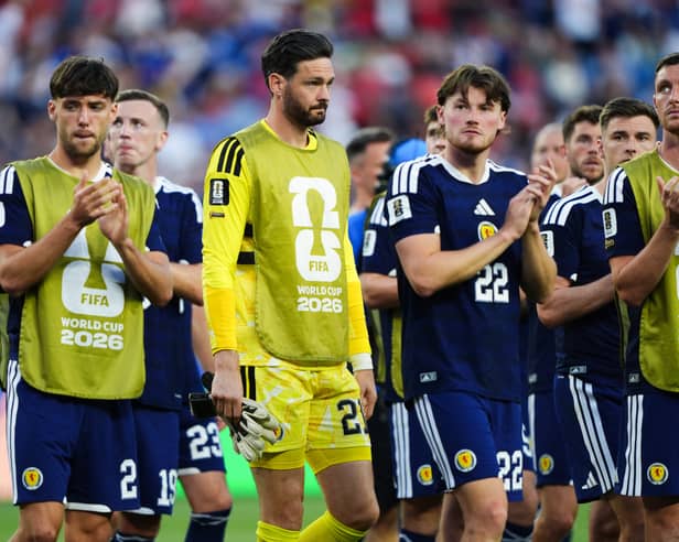 Scotland and Hearts goalkeeper Craig Gordon, pictured after the defeat by Morocco at Boston Stadium, has retired from football.