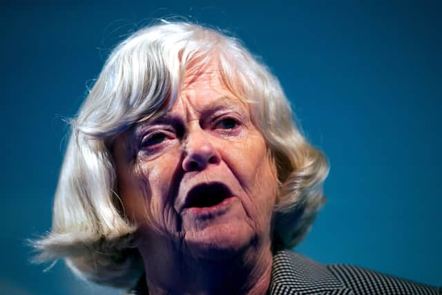 Ann Widdecombe, pictured in February 2025