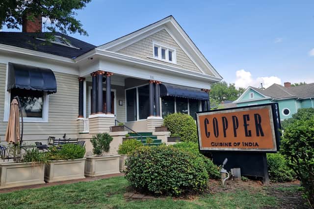Carson McCullers' former house in Charlotte, which is now an Indian restaurant.