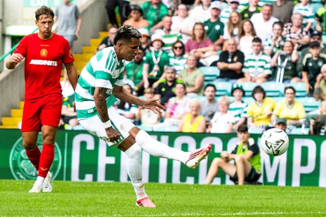 New signing Duran was on target against for Celtic in the friendly clash with Middlesbrough on Saturday afternoon.