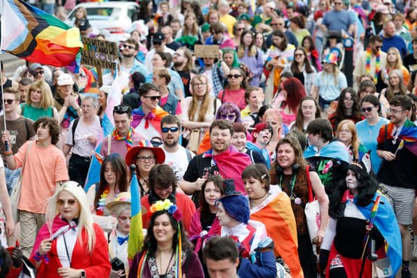 Glasgow Pride brought the city centre to a standstill on Saturday (Photo by Jeff J Mitchell/Getty Images)