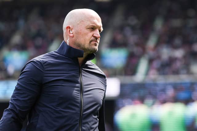 Scotland head coach Gregor Townsend during the 33-17 victory over Fiji at Murrayfield.