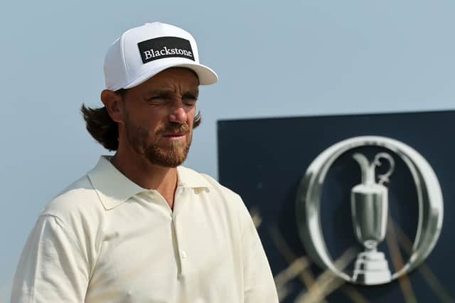 Local hero Tommy Fleetwood pictured during the third round at Royal Birkdale 