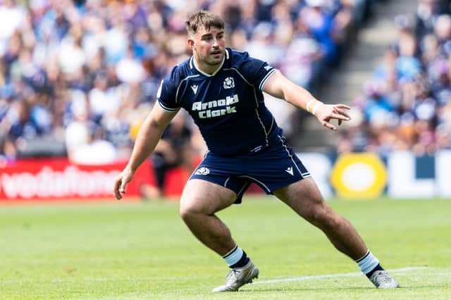 20-year-old Glasgow Warriors hooker Seb Stephen made his Scotland debut against Fiji on Saturday (Pic: SNS)