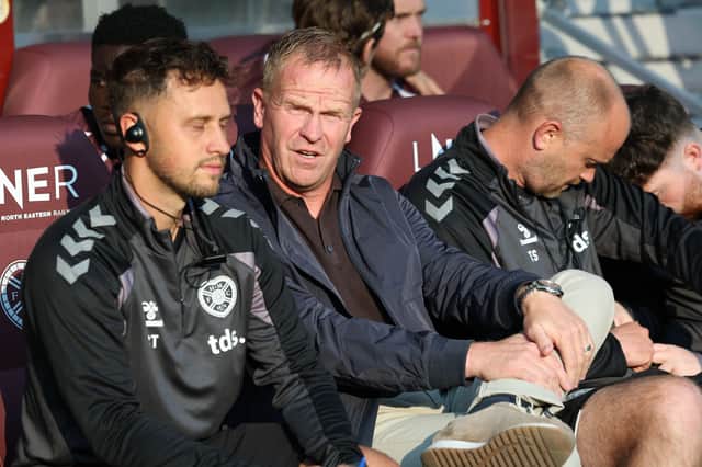 Wouter Vrancken is in the Hearts dugout this season.