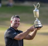 Ryan Fox holds the Claret Jug aloft winning The 154th Open Championship at Royal Birkdale