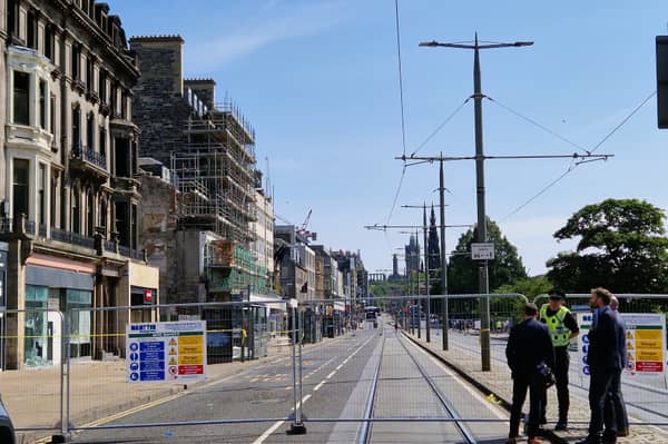 Princes Street has been closed since July 9