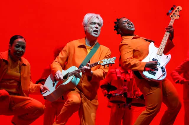 David Byrne's performance of classics like Heaven, Once In A Lifetime and Psycho Killer was all the better for being sung by someone who has lived a life (Picture: Frazer Harrison)
