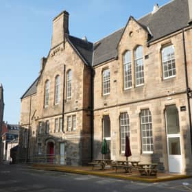 The building on Infirmary Street is a former schoolhouse. 