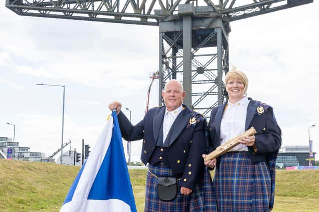 Bowler Alex Marshall and judoka Sarah Adlington will be the flagbearers for Team Scotland. Picture: Jeff Holmes/Team Scotland